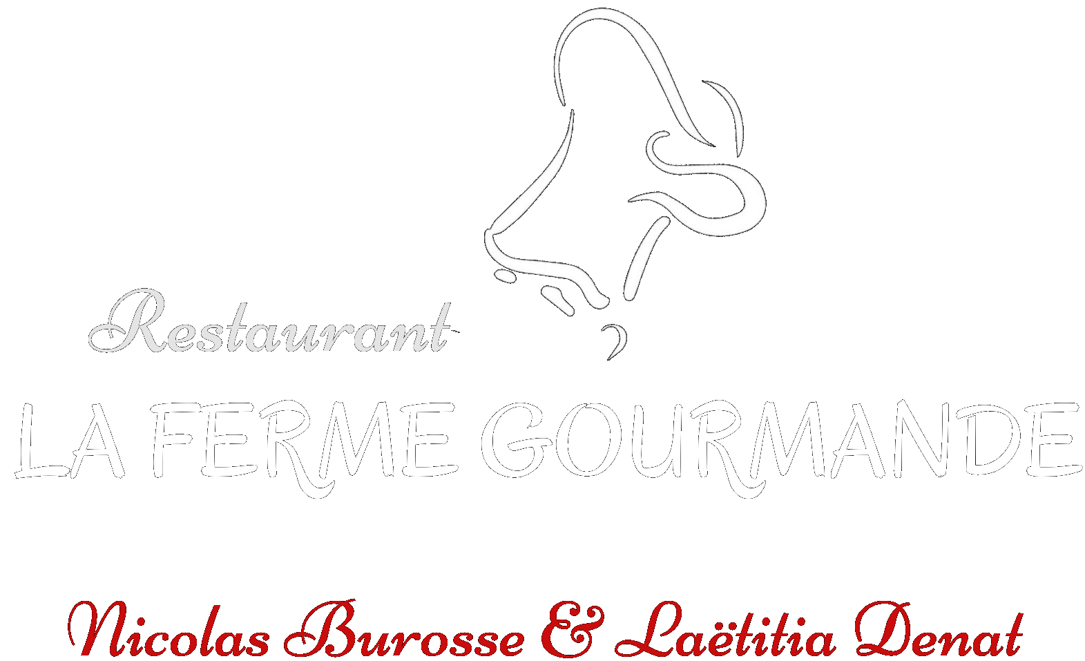 Logo et nom du restaurant La Ferme Gourmande